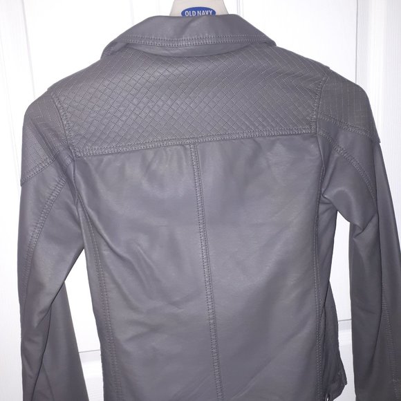 NWOT Forever 21 Faux Leather Bomber Jacket Size small - Picture 4 of 4